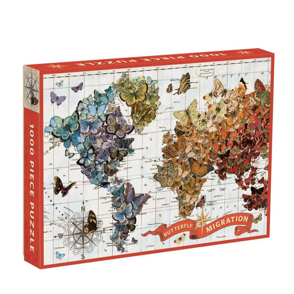 Pillangó Migráció Galison 1000 darabos kirakó puzzle (GA - M052520F - BM) - puzzlegarden