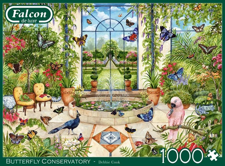 Pillangó télikert Falcon 1000 darabos kirakó puzzle (FA - 11255) - puzzlegarden