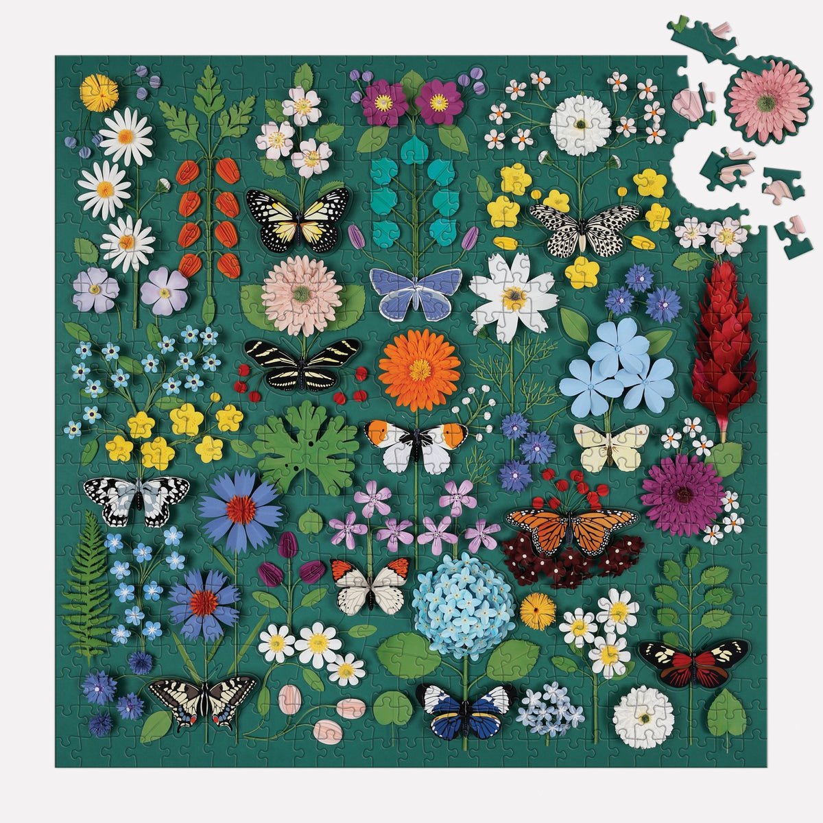 Pillangók és Növények Galison 1000 darabos kirakó puzzle (GA - 9780735369702) - puzzlegarden