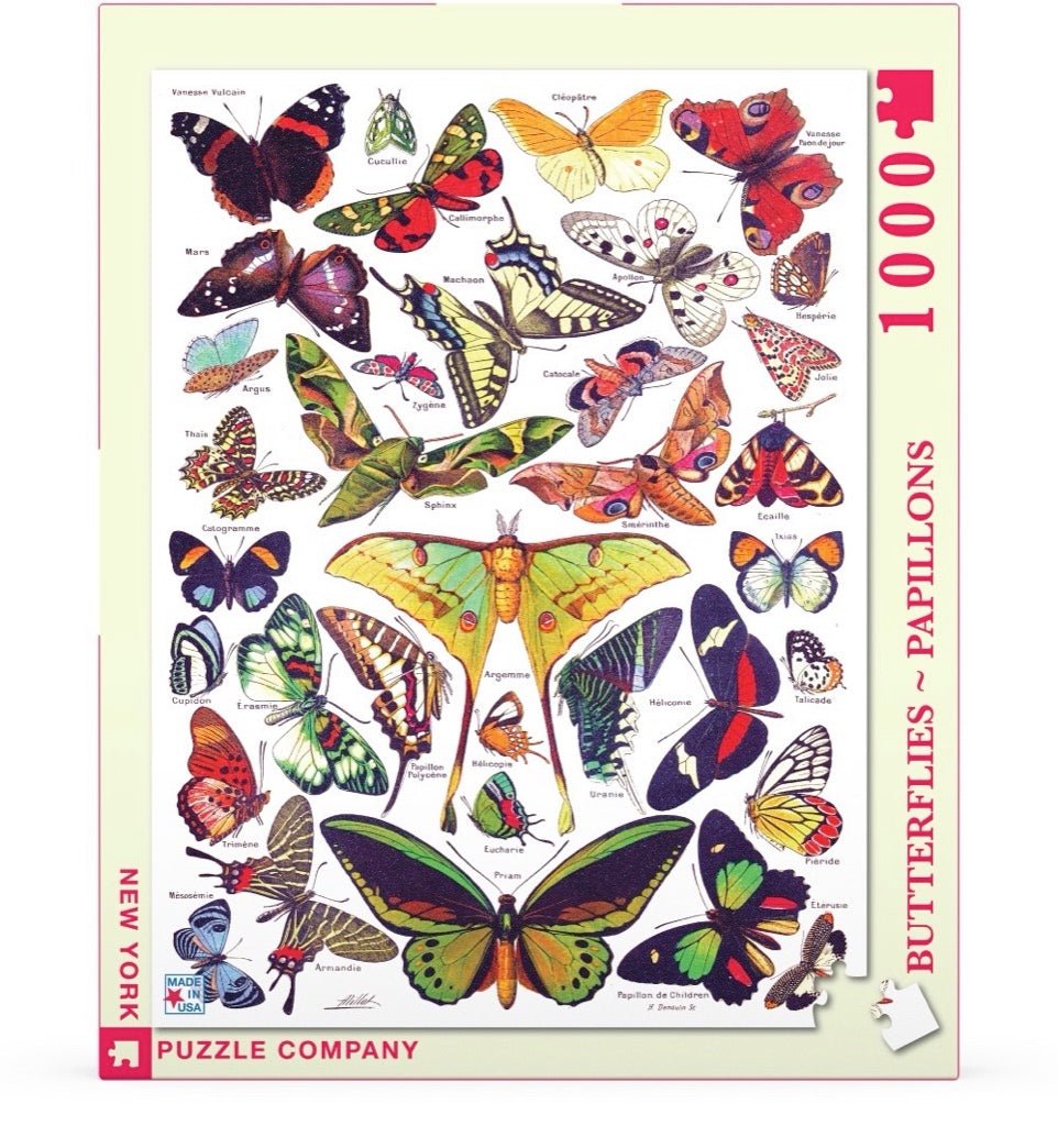 Pillangók New York Puzzle Company 1000 darabos kirakó puzzle (NYPC - PD633) - puzzlegarden