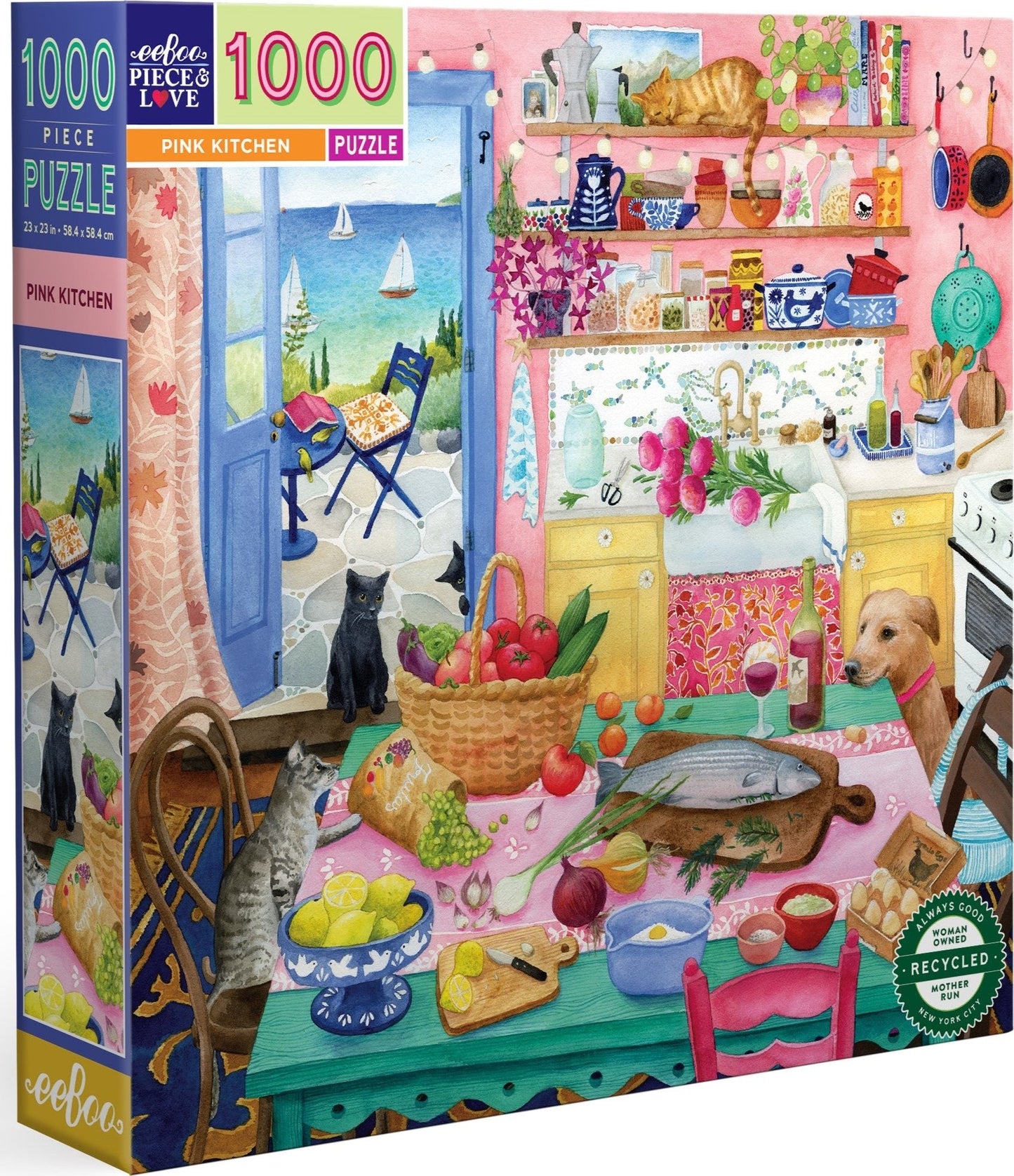 Pink Konyha Eeboo 1000 darabos kirakó puzzle (EB - PZTPNK) - puzzlegarden