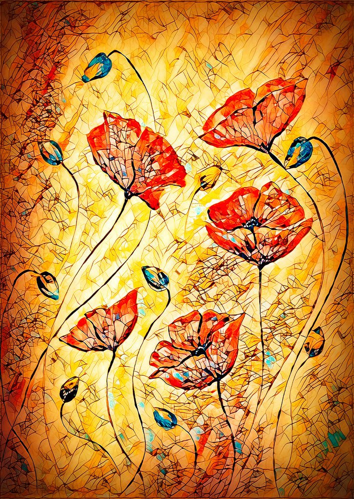 Piros Pipacsok Enjoy 1000 darabos kirakó puzzle (EN - 1380) - puzzlegarden