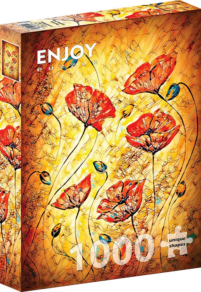 Piros Pipacsok Enjoy 1000 darabos kirakó puzzle (EN - 1380) - puzzlegarden