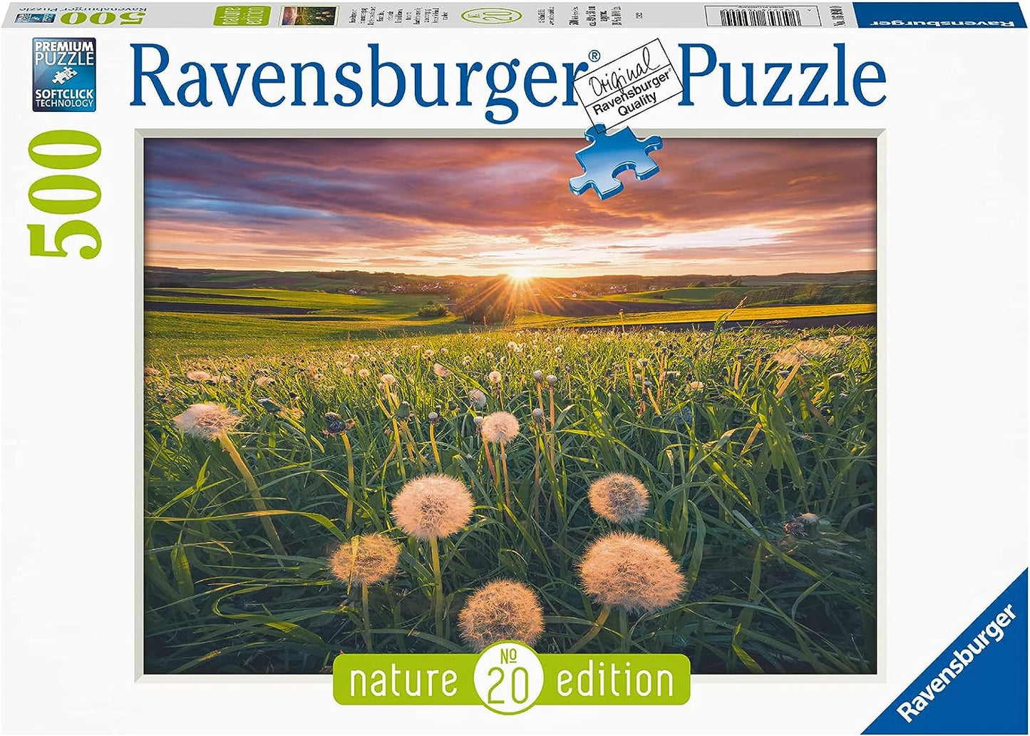Pitypangok a Naplementében Ravensburger 500 darabos kirakó puzzle (RA - 16990) - puzzlegarden