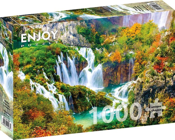 Plitvicei - tavak Ősszel Enjoy 1000 darabos kirakó puzzle (EN - 1266) - puzzlegarden