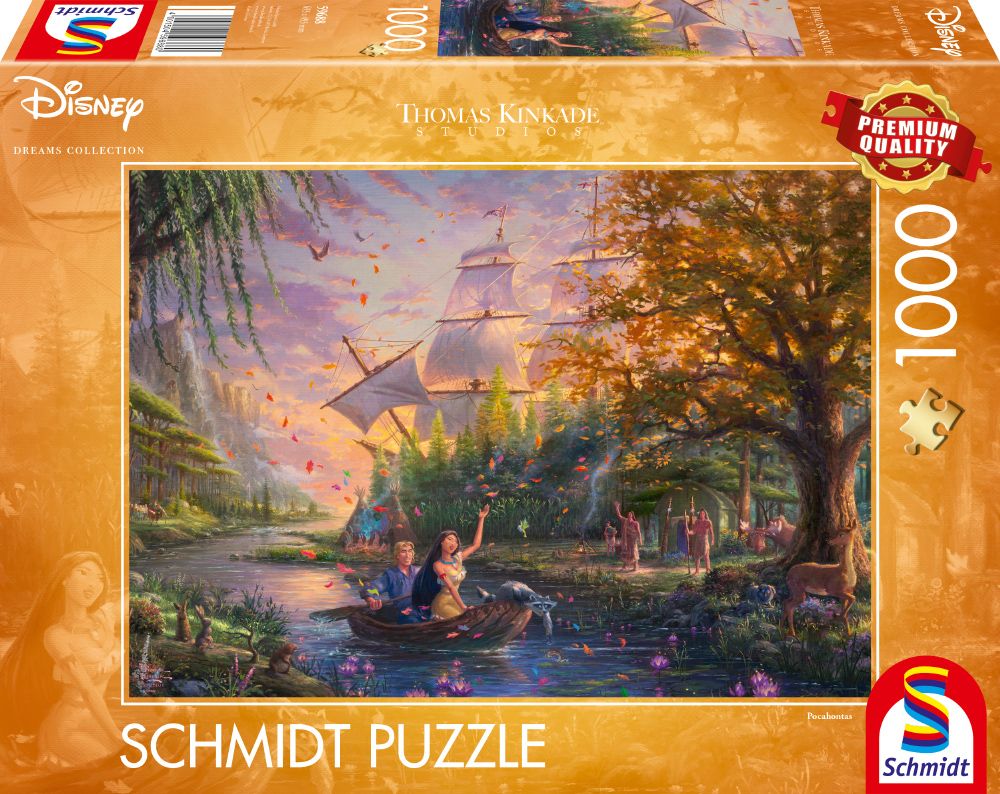 Pocahontas Schmidt Spiele 1000 darabos kirakó puzzle (SCH - 59688) - puzzlegarden