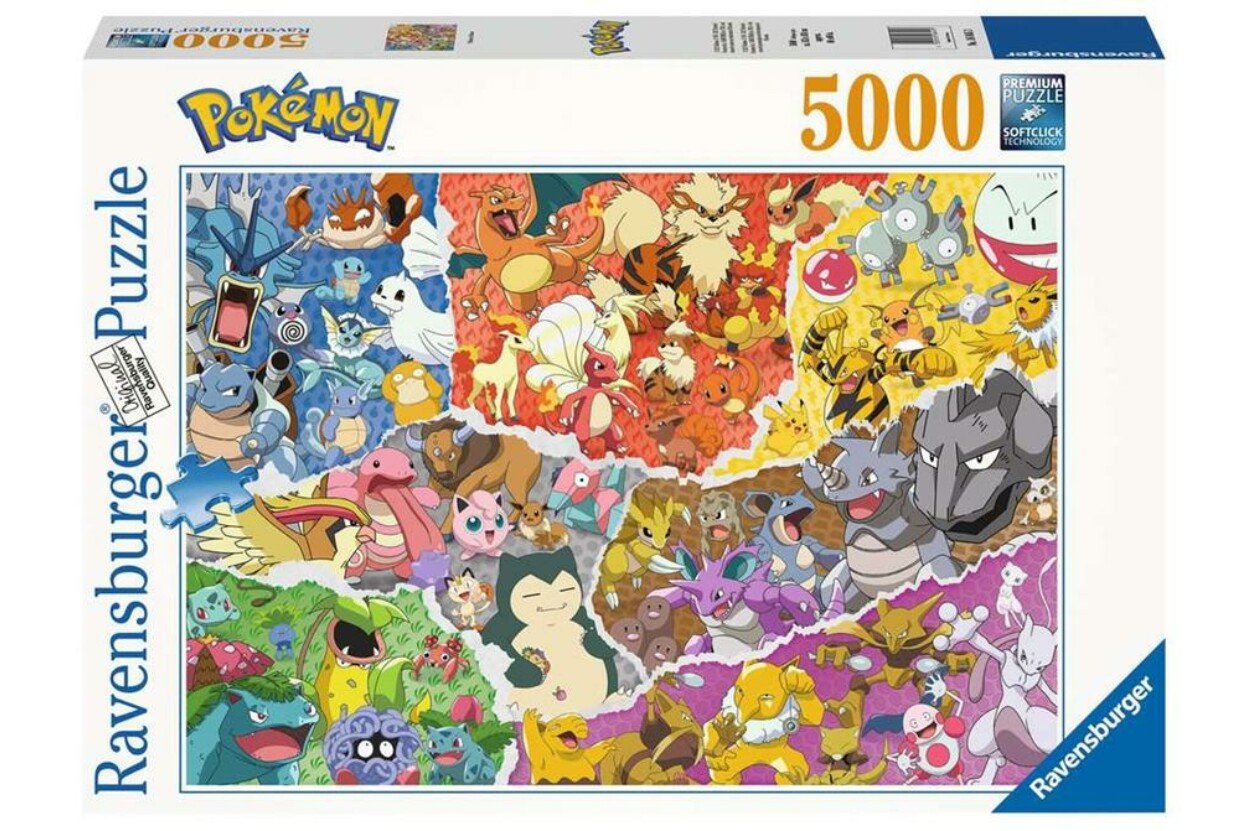 Pokémon Allstars Ravensburger 5000 darabos kirakó puzzle (RA - 16845) - puzzlegarden