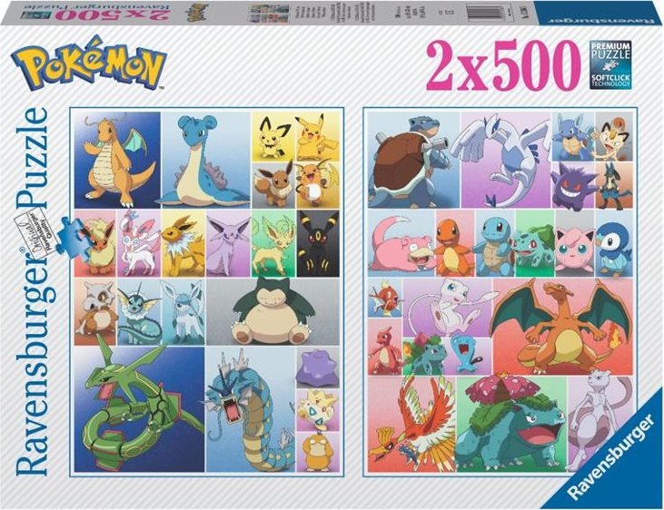 Pokémon Kollekció Ravensburger 2x500 darabos kirakó puzzle (RA - 12000229) - puzzlegarden