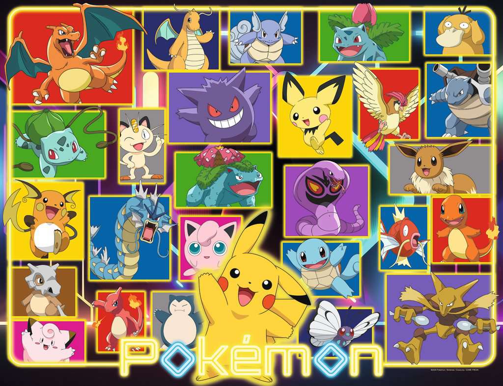 Pokémonok Ravensburger 2000 darabos kirakó puzzle (RA - 12001130) - puzzlegarden