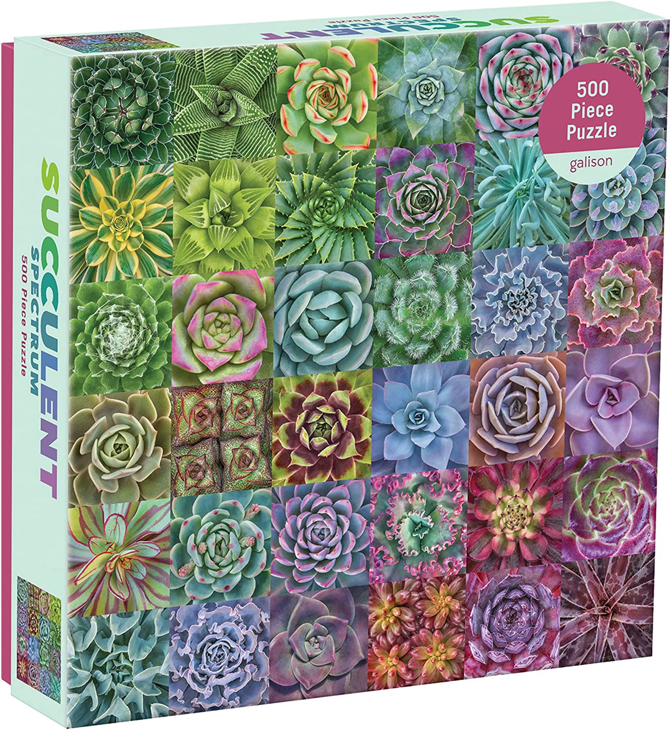 Pompás Pozsgások Galison 500 darabos kirakó puzzle (GA - M052520S - SS) - puzzlegarden