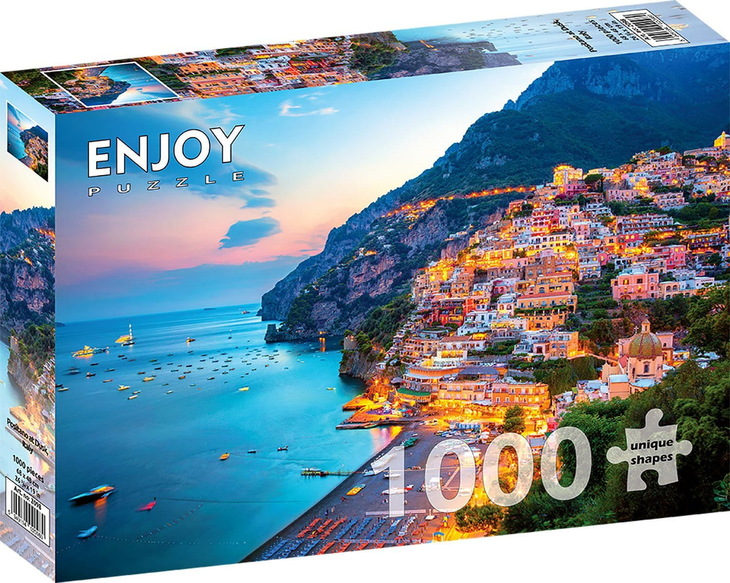 Positano Alkonyatkor, Olaszország Enjoy 1000 darabos kirakó puzzle (EN - 2098) - puzzlegarden