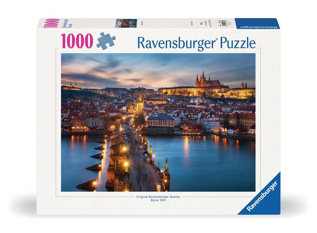 Prága éjjel Ravensburger 1000 darabos kirakó puzzle (RA - 12000674) - puzzlegarden
