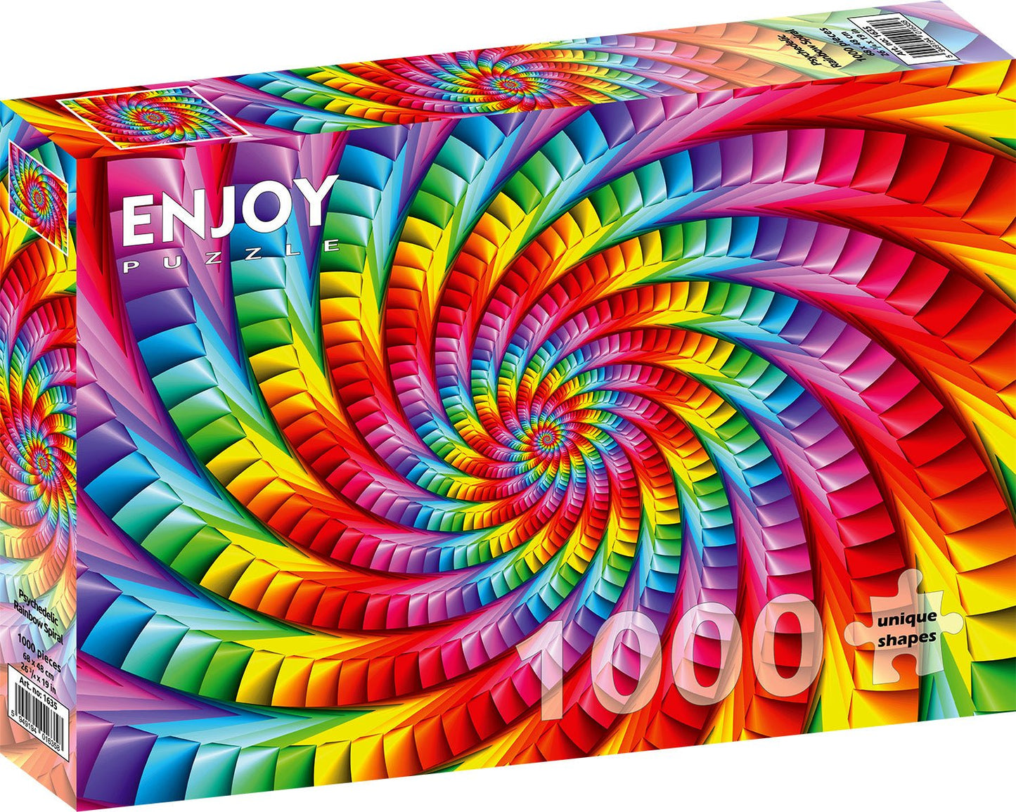 Pszichedelikus Szivárvány Örvény Enjoy 1000 darabos kirakó puzzle (EN - 1635) - puzzlegarden