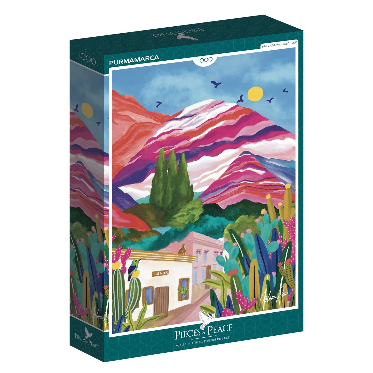 Purmamarca Pieces & Peace 1000 darabos kirakó puzzle (PaP - 0005) - puzzlegarden