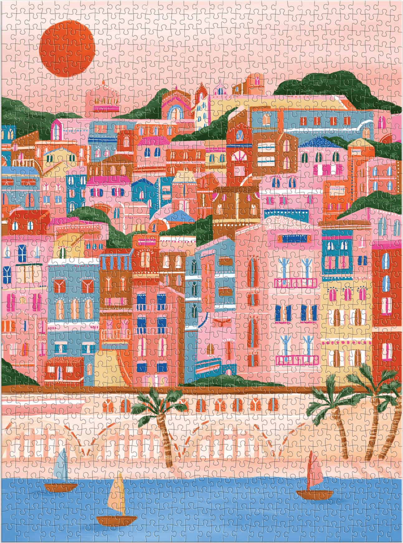 A Francia Riviéra Színei Galison 1000 darabos kirakó puzzle (GA - M050622B - 1) - puzzlegarden