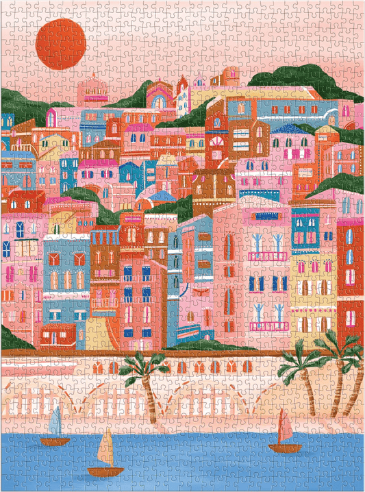A Francia Riviéra Színei Galison 1000 darabos kirakó puzzle (GA - M050622B - 1) - puzzlegarden