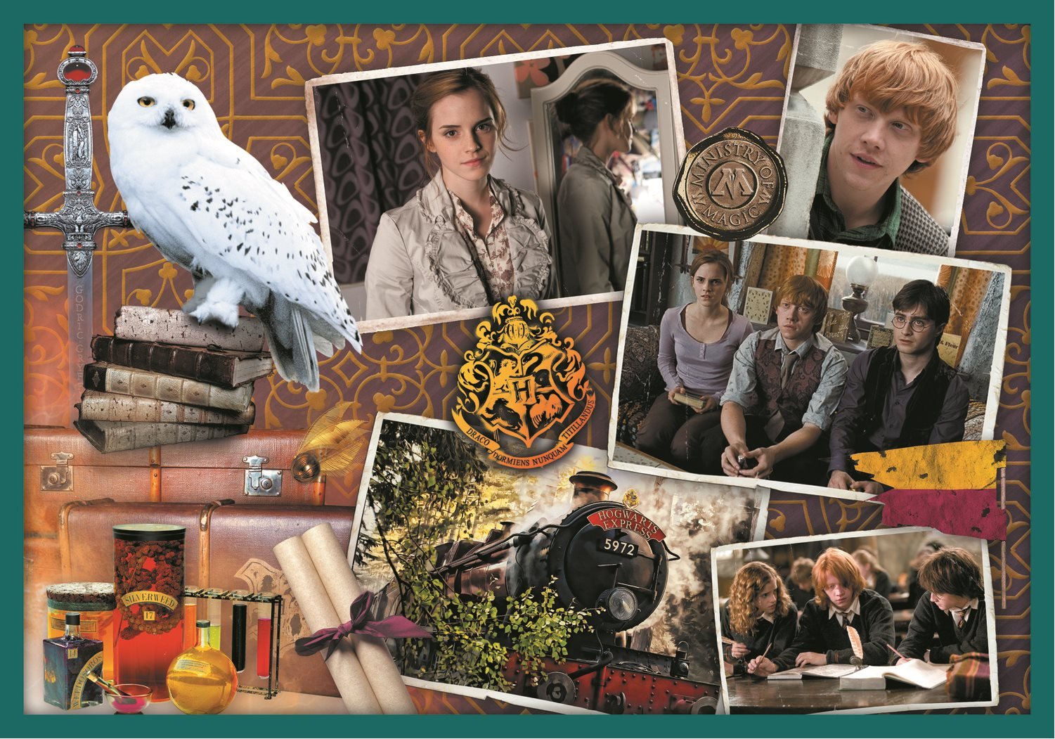 10 in 1 - Harry Potter Trefl 48 darabos kirakó puzzle (TR - 90392) - puzzlegarden