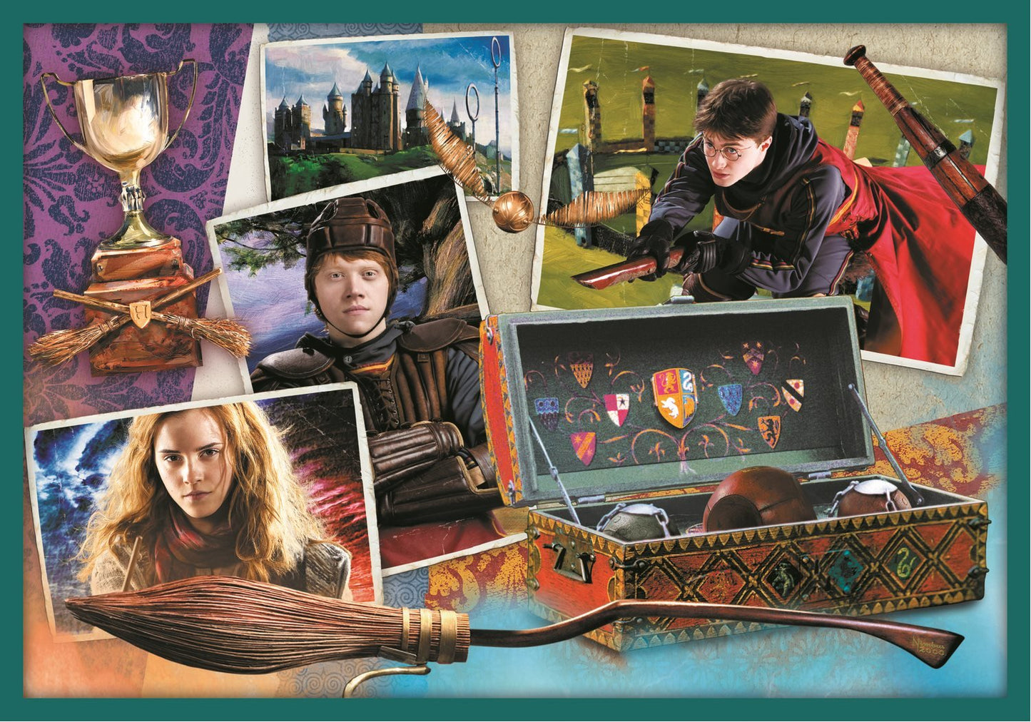 10 in 1 - Harry Potter Trefl 48 darabos kirakó puzzle (TR - 90392) - puzzlegarden