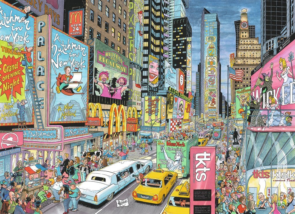 A Világ Városai - New York Ravensburger 1000 darabos kirakó puzzle (RA - 19732) - puzzlegarden