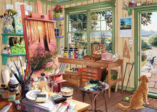 A festő szoba Ravensburger 1000 darabos kirakó puzzle (RA - 12001100) - puzzlegarden