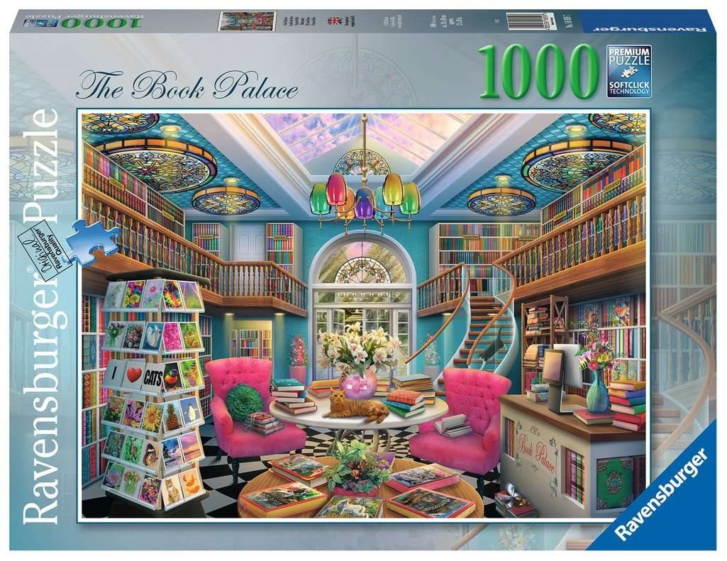A Könyvesbolt Ravensburger 1000 darabos kirakó puzzle (RA - 16959) - puzzlegarden