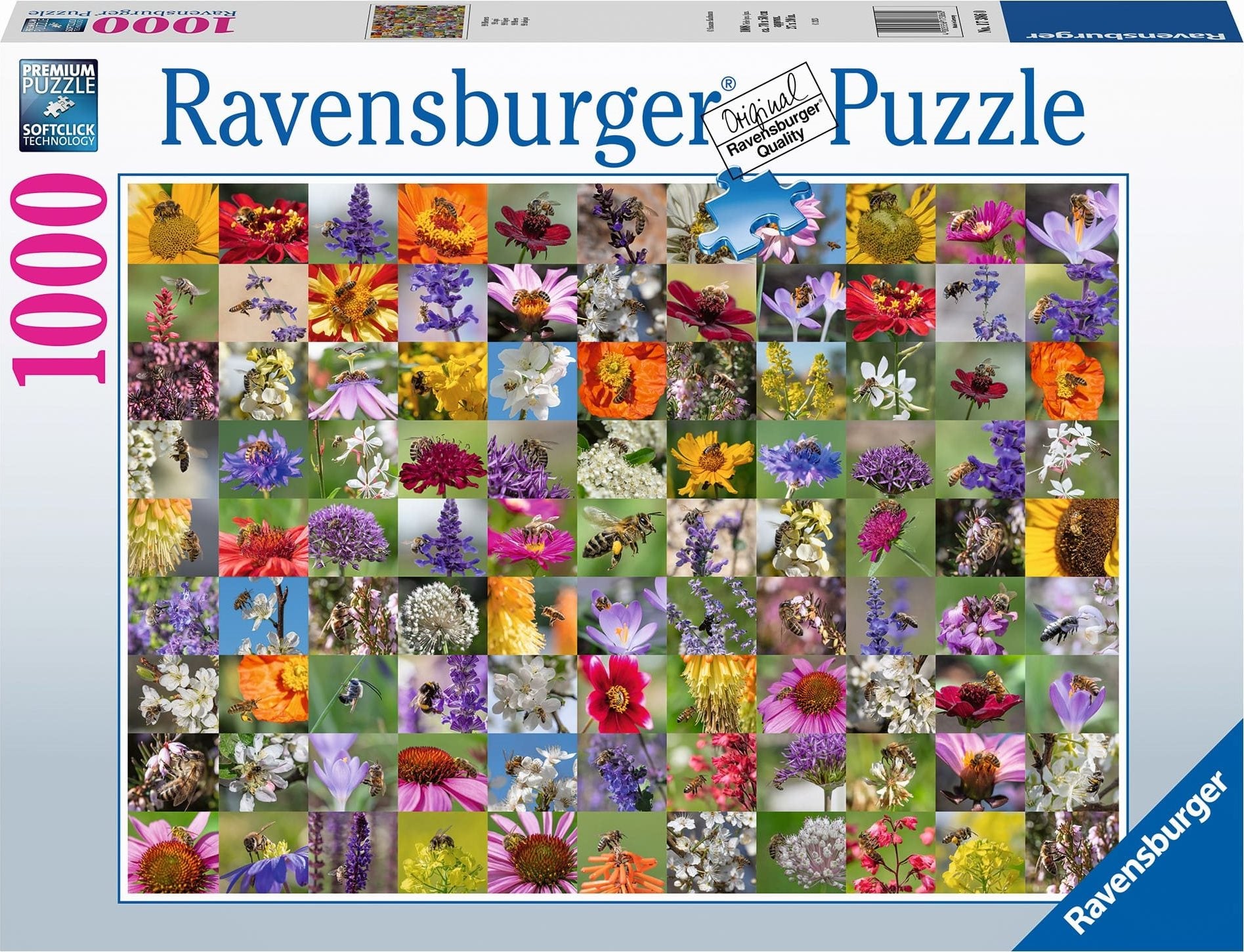 99 Méhecske Ravensburger 1000 darabos kirakó puzzle (RA - 17386) - puzzlegarden
