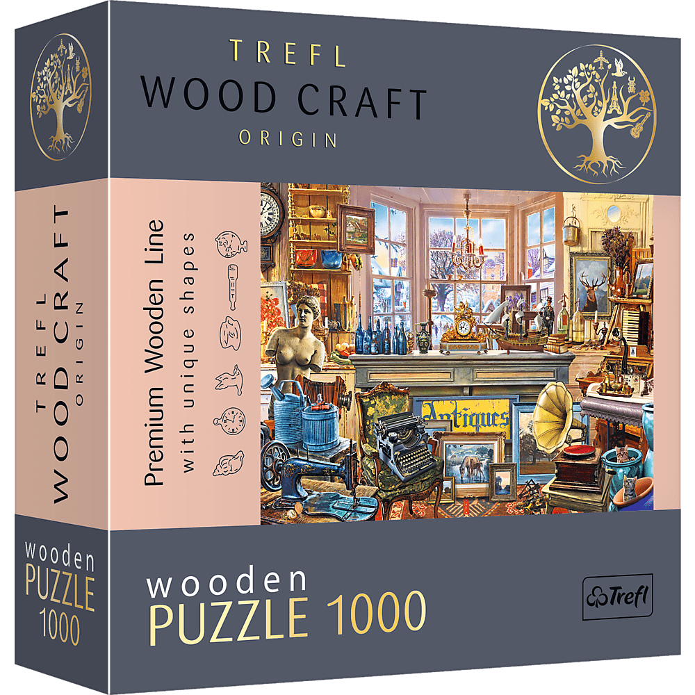 Régiségbolt - Fa kirakó Trefl Wood Craft 1000 darabos kirakó puzzle (TR - 20175) - puzzlegarden