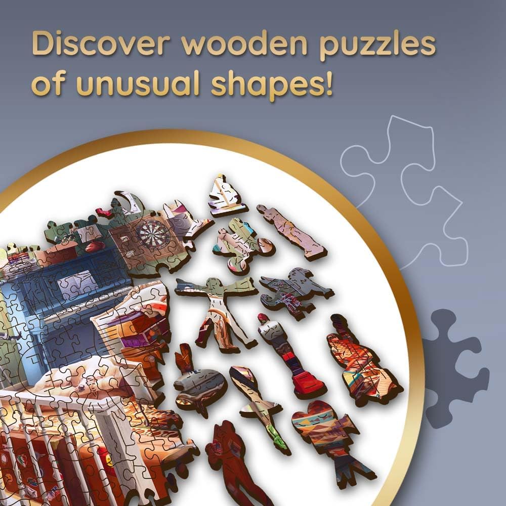 Régiségbolt - Fa kirakó Trefl Wood Craft 1000 darabos kirakó puzzle (TR - 20175) - puzzlegarden