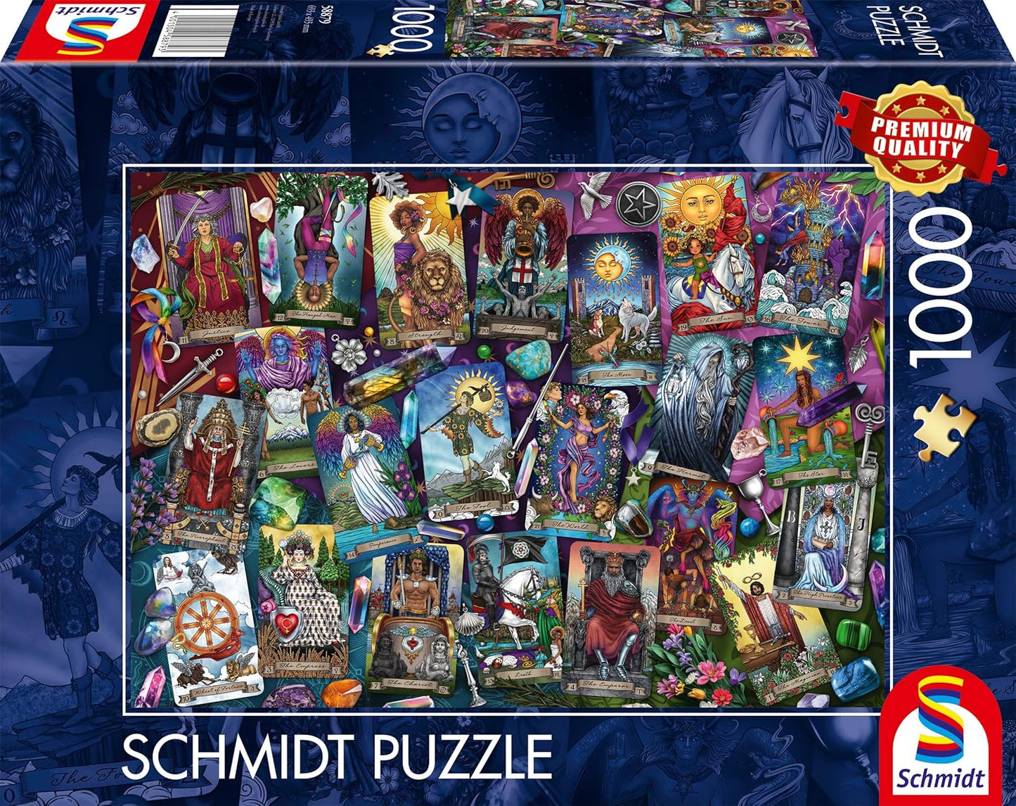 Rejtelmes tarot kártyák Schmidt Spiele 1000 darabos kirakó puzzle (SCH - 58879) - puzzlegarden