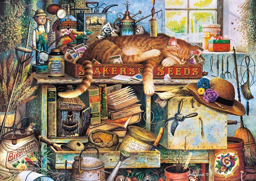 Remington, a kertész Schmidt Spiele 1000 darabos kirakó puzzle (SCH - 59992) - puzzlegarden