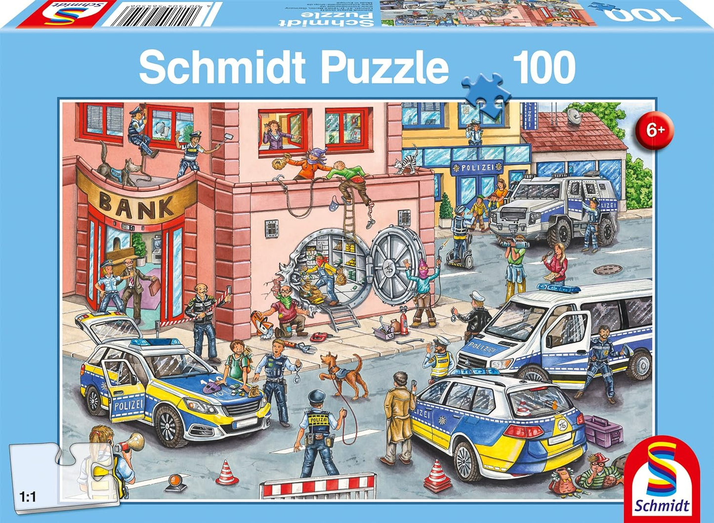 Rendőrségi akció Schmidt Spiele 100 darabos kirakó puzzle (SCH - 56450) - puzzlegarden