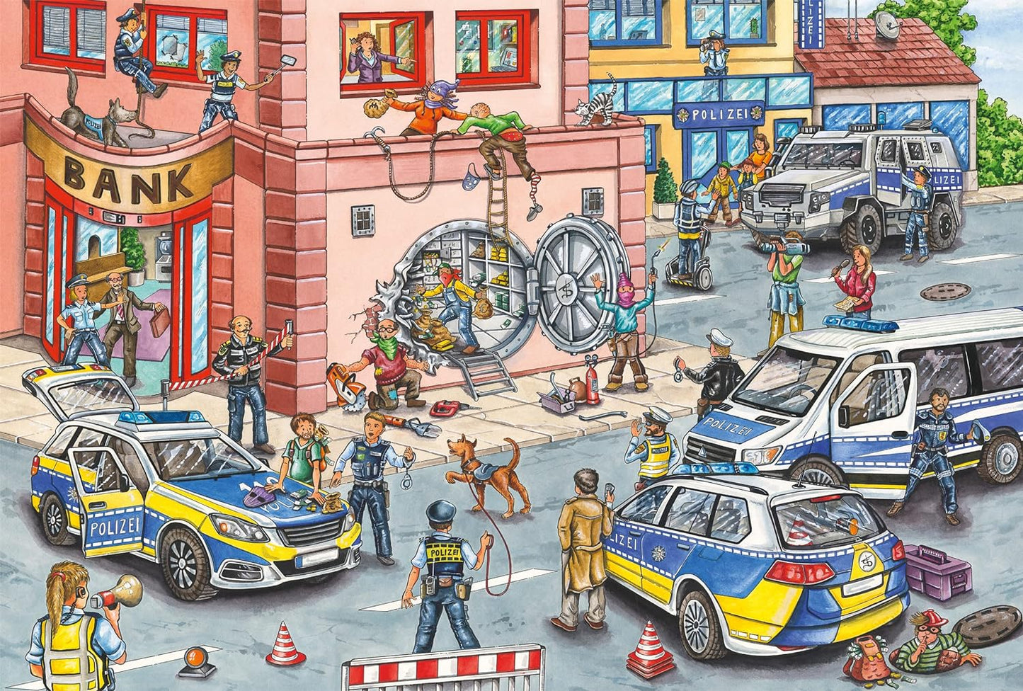 Rendőrségi akció Schmidt Spiele 100 darabos kirakó puzzle (SCH - 56450) - puzzlegarden