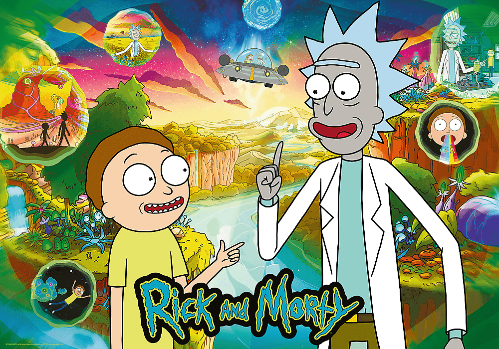 Rick és Morty Trefl 1000 darabos kirakó puzzle (TR - 10838) - puzzlegarden