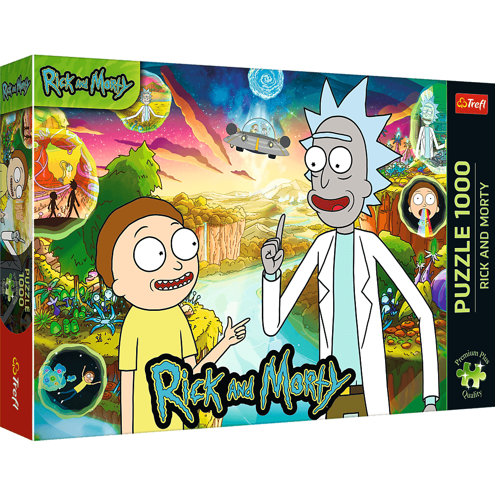 Rick és Morty Trefl 1000 darabos kirakó puzzle (TR - 10838) - puzzlegarden