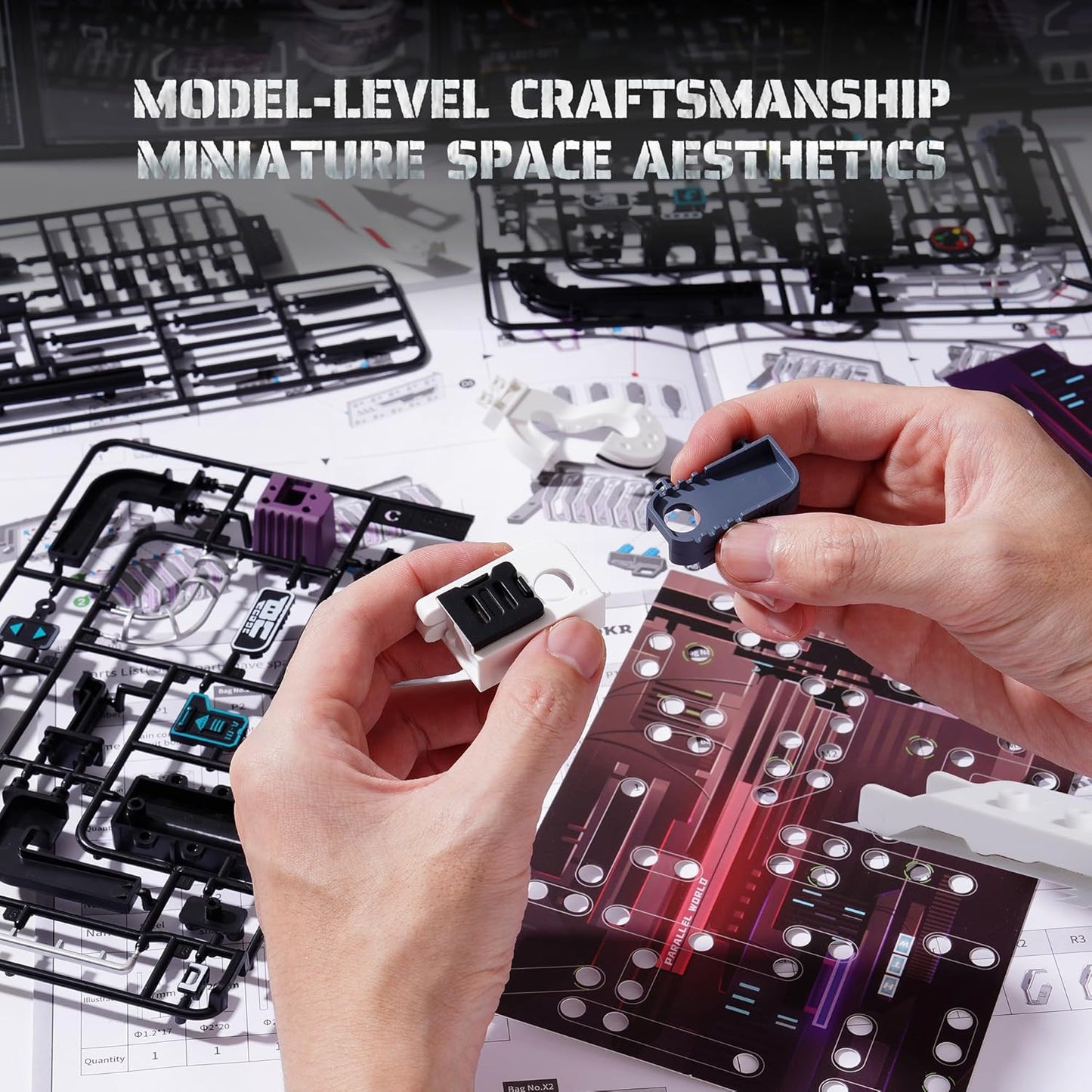 Rokr - Az utolsó város Golyópálya Robotime 130 darabos kirakó puzzle (RO - MR01S) - puzzlegarden