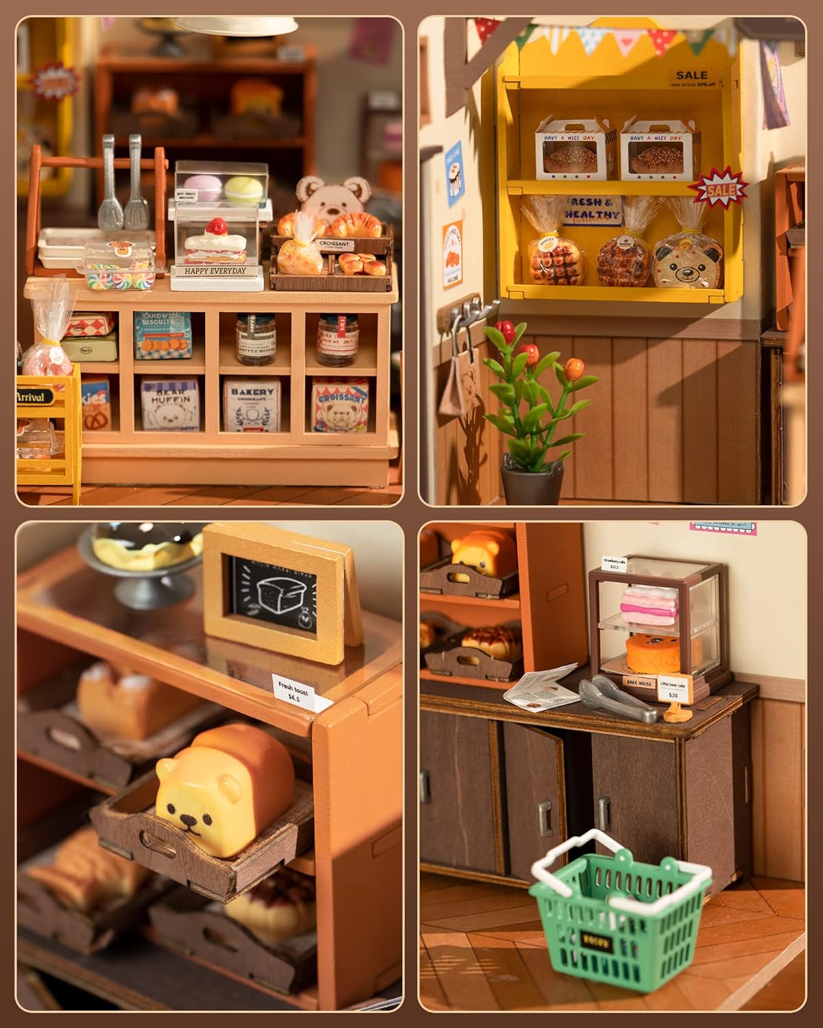 Rolife - Becka péksége Robotime 141 darabos kirakó puzzle (RO - DG161) - puzzlegarden