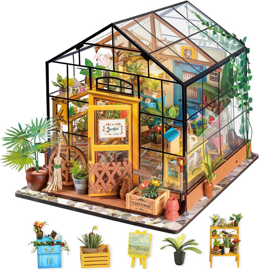 Rolife - Cathy Üvegháza Robotime 231 darabos kirakó puzzle (RO - DG104) - puzzlegarden