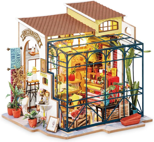 Rolife - Emily Virágboltja Robotime 206 darabos kirakó puzzle (RO - DG145) - puzzlegarden