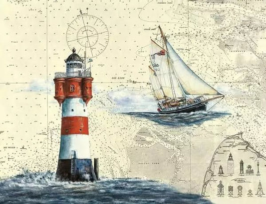 Romantikus Világítótorony Ravensburger 2000 darabos kirakó puzzle (RA - 12000804) - puzzlegarden