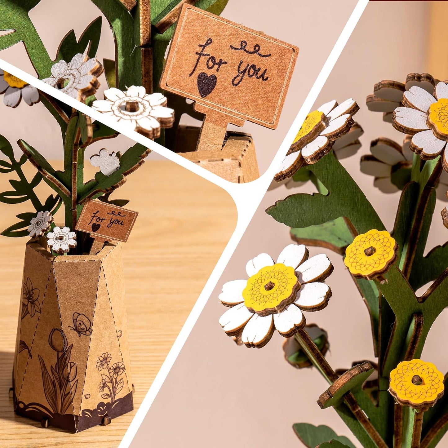 Rowood - Kamillavirág Robotime 101 darabos kirakó puzzle (RO - TW061) - puzzlegarden
