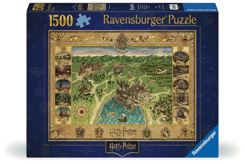 Roxforti térkép Ravensburger 1500 darabos kirakó puzzle (RA - 12000720) - puzzlegarden
