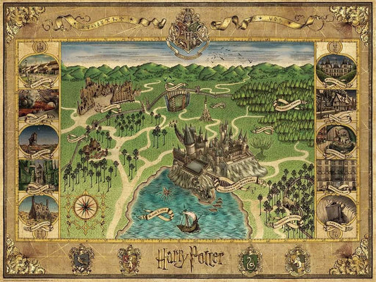 Roxforti térkép Ravensburger 1500 darabos kirakó puzzle (RA - 12000720) - puzzlegarden
