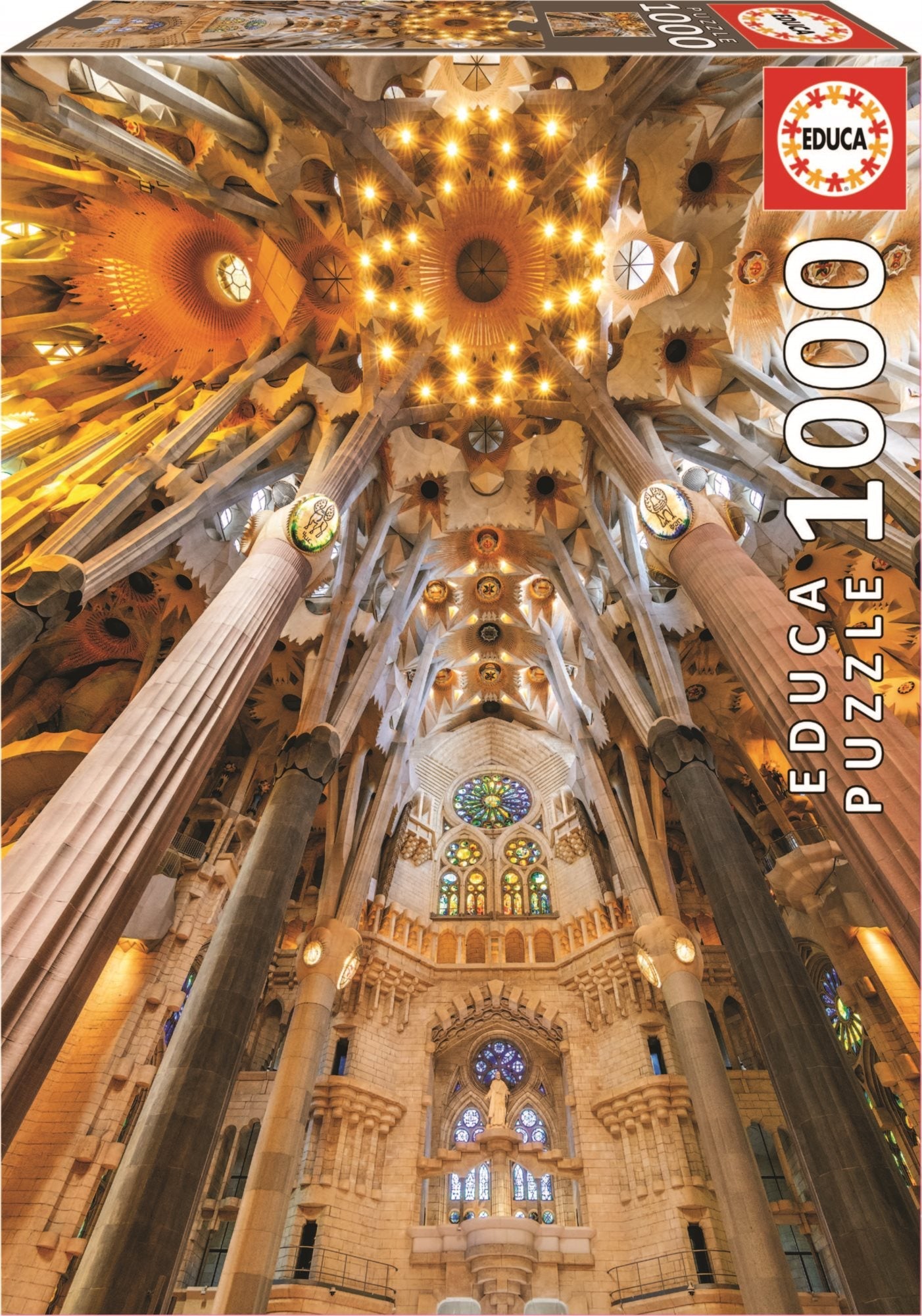 Sagrada Familia - belső tér Educa 1000 darabos kirakó puzzle (ED - 19614) - puzzlegarden