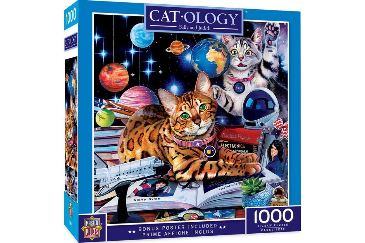 Sally és Judith, első macskák az űrben MasterPieces 1000 darabos kirakó puzzle (MP - 72172) - puzzlegarden