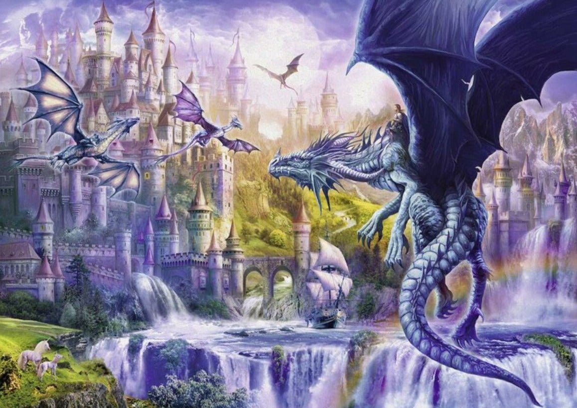Sárkánypalota Ravensburger 1000 darabos kirakó puzzle (RA - 15252) - puzzlegarden