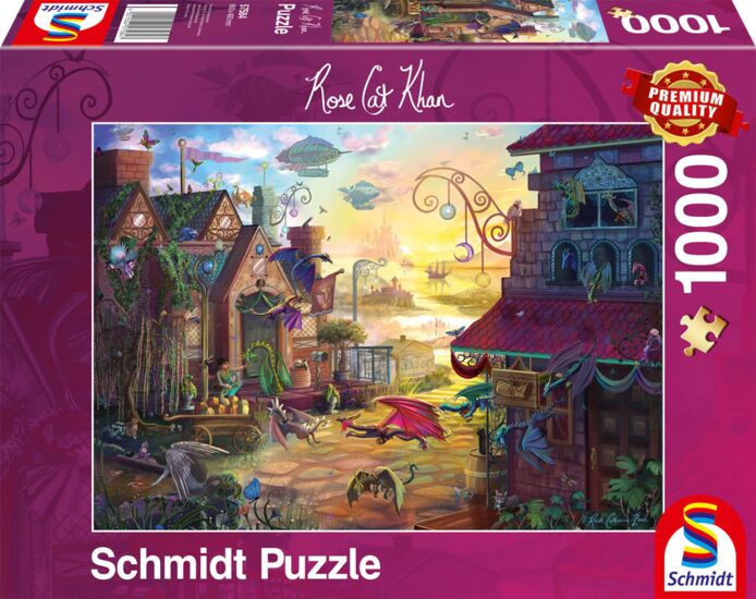Sárkányposta Schmidt Spiele 1000 darabos kirakó puzzle (SCH - 57584) - puzzlegarden