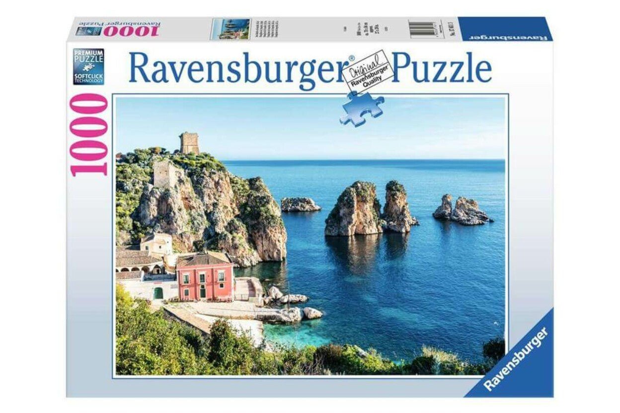 Scopello, Szicília, Olaszország Ravensburger 1000 darabos kirakó puzzle (RA - 17611) - puzzlegarden