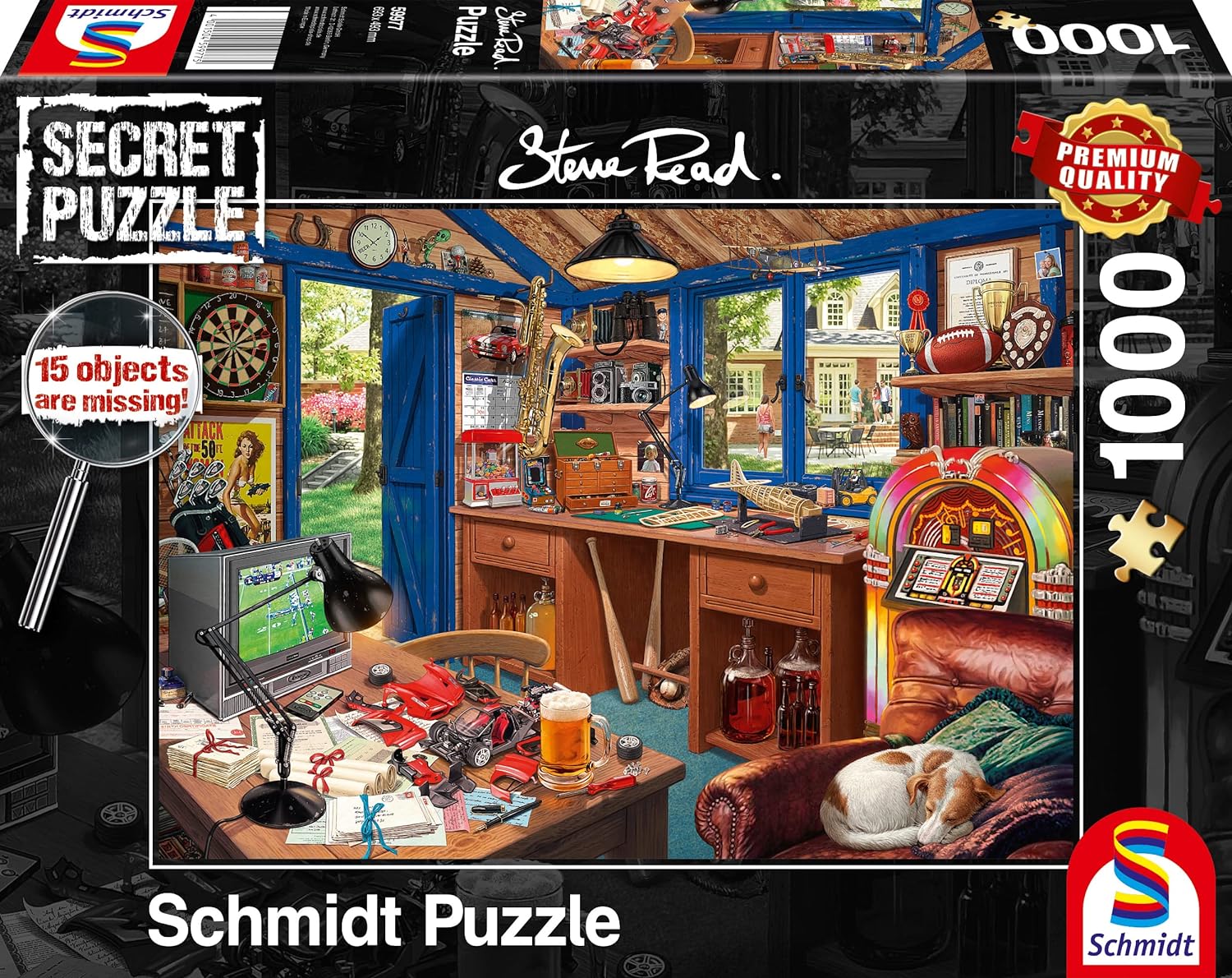Secret Puzzle - Apa Műhelye Schmidt Spiele 1000 darabos kirakó puzzle (SCH - 59977) - puzzlegarden