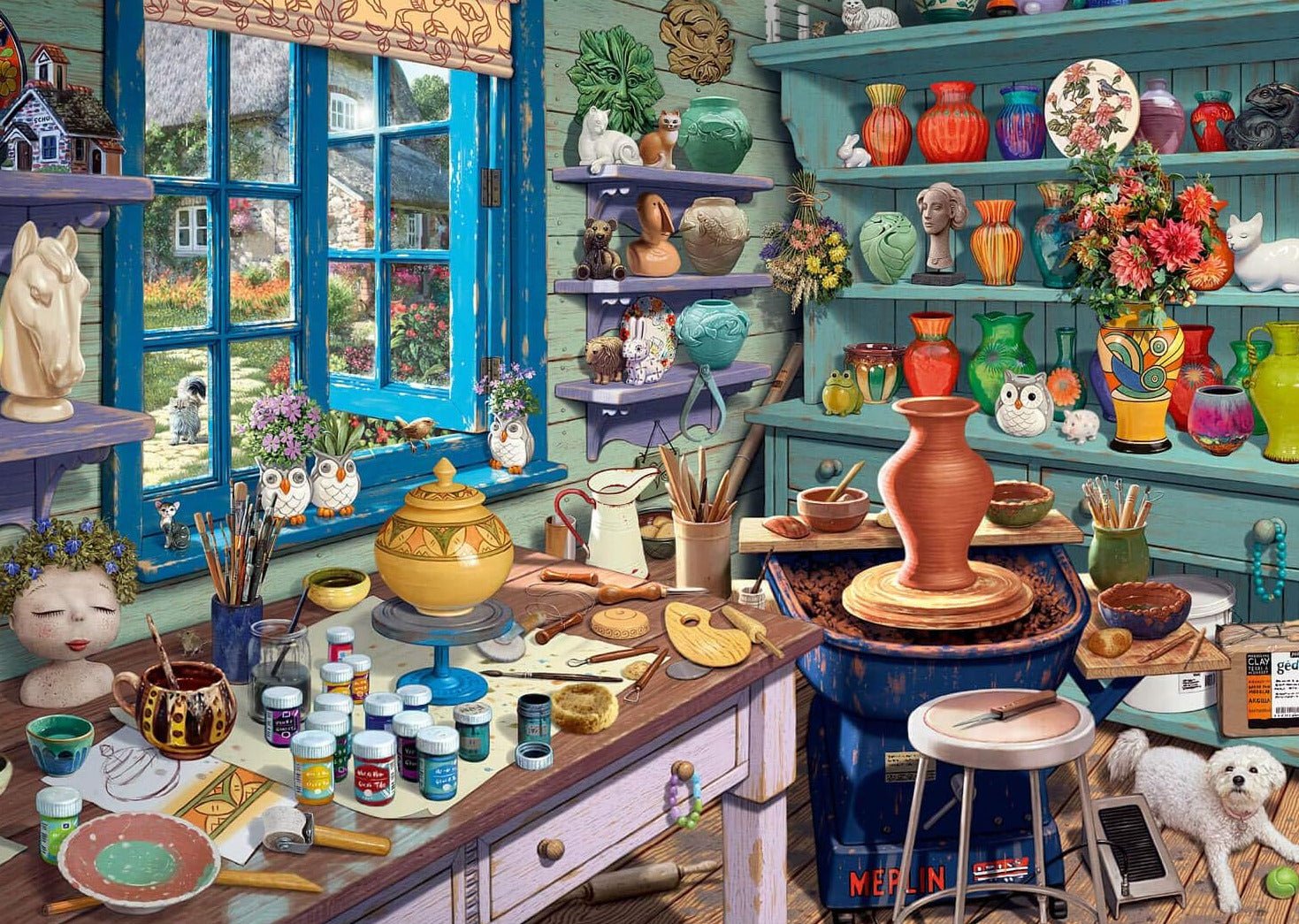 Secret Puzzles - A Műteremben Schmidt Spiele 1000 darabos kirakó puzzle (SCH - 59656) - puzzlegarden