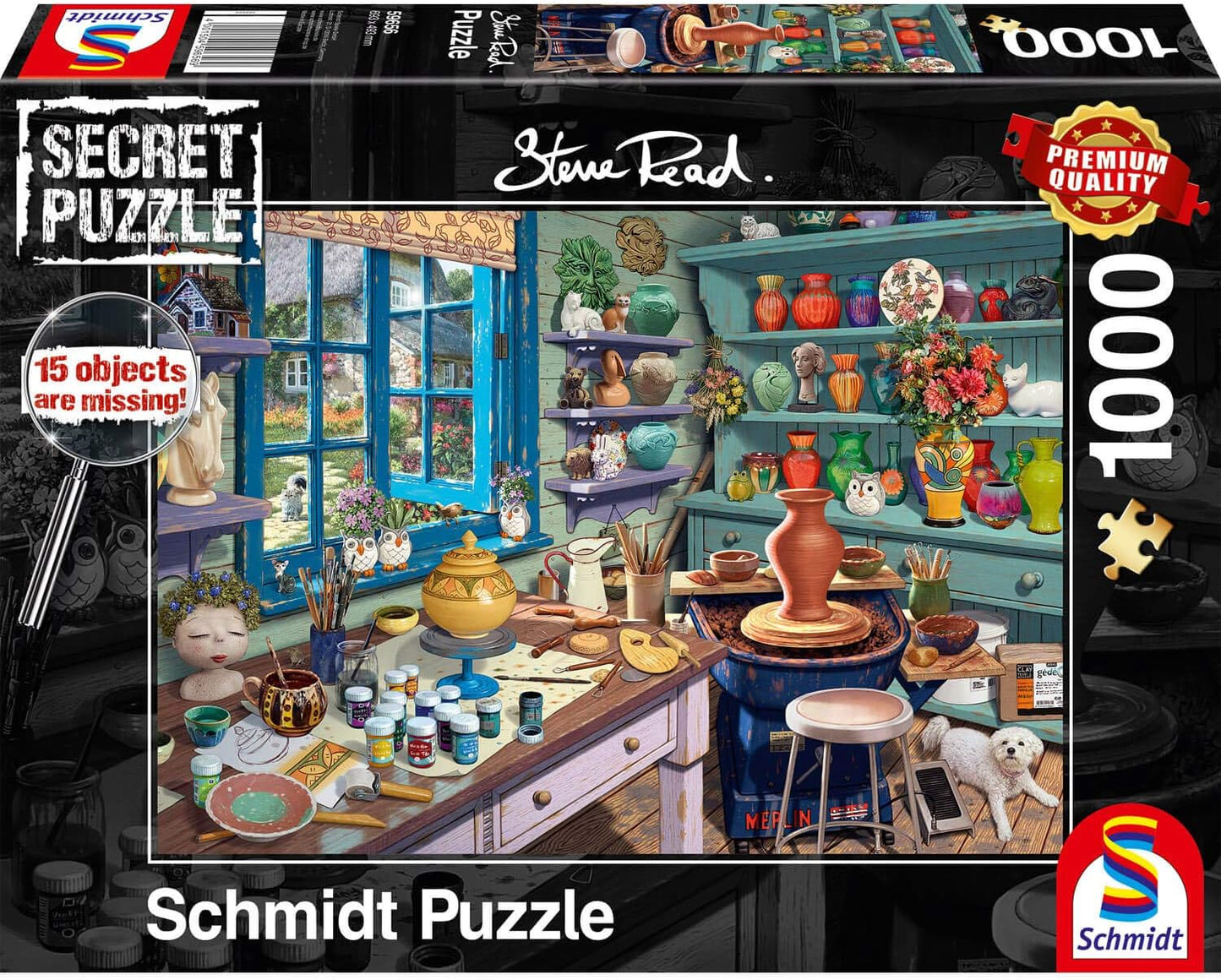 Secret Puzzles - A Műteremben Schmidt Spiele 1000 darabos kirakó puzzle (SCH - 59656) - puzzlegarden